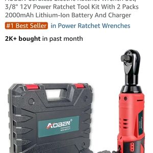 Aoben Cordless Electric Ratchet Wrench Set